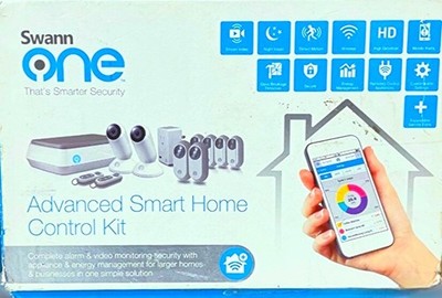 SwannOne Smart Home Security Surveillance Kit - Hub Cameras Sensors System