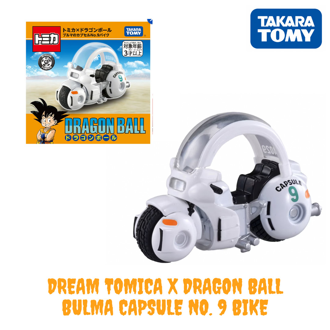 Takara Tomy : Dream Tomica x Dragon Ball - Bulma Capsule No. 9 Bike Diecast Car
