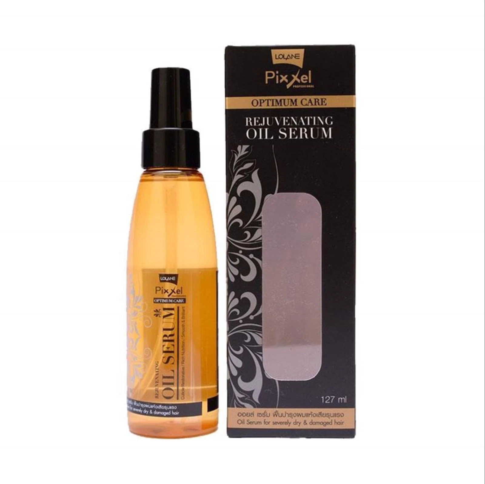 LOLANE PIXXEL PROFESSIONAL OPTIMUM CARE REJUVENATING HAIR OIL SERUM 127ml.