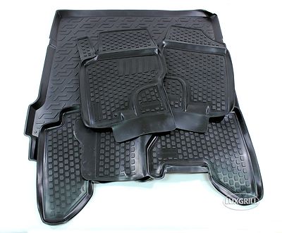 Gummimatten + Kofferraumwanne Set Für Nissan Pathfinder R51 2005-2012 3D TPE