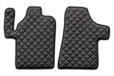 Teppiche IN Kunstleder Schwarz Roten N&auml;hten Mercedes Vito II Von 01.2004 Al