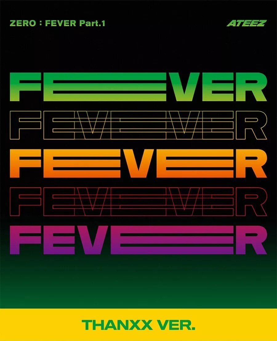 ATEEZ ZERO:FEVER PART.1 Album PLATFORM 3 Ver SET/3 QR+3 Foto Karte