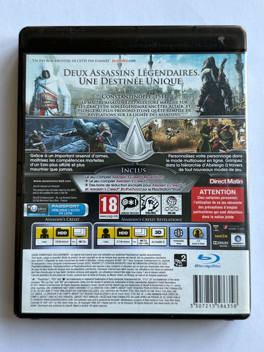 Assassin's Creed Revelations - PlayStation 3 (PS3) - Version Française - Très Bon état