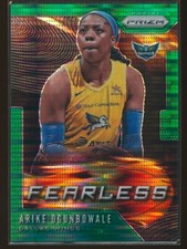 Arike Ogunbowale 2020 Panini Prizm WNBA Fearless Green Pulsar #10 /25