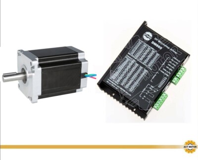 1Axis Schrittmotor Nema34 4-wires 5A 114mm Φ12.7mm Key-way 850oz.in CNC Mill ACT