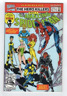 1992 MARVEL AMAZING SPIDER-MAN ANNUAL #26 1ST APP ACE NEW WARRIORS HIGH GRADE