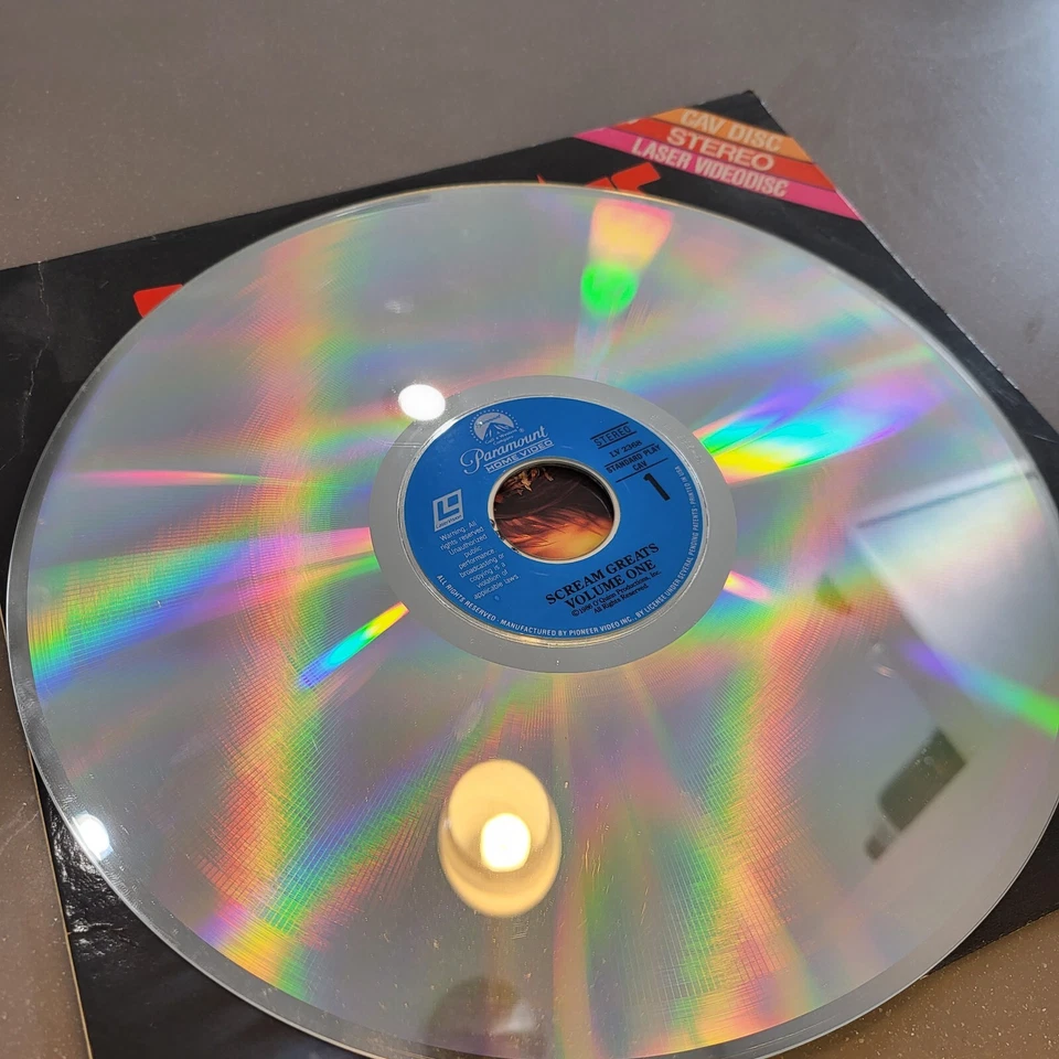 Scream Greats Laser Disc- Rare Starlog Video Tom Savini 1986 - Image 3 of 4