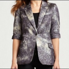 Elizabeth And James Floral Brocade Blazer Size 4