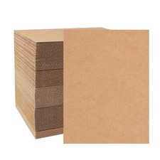 200 Pack 5x7 Inch Corrugated Cardboard Sheets Flat Inserts for Mailing Packaging