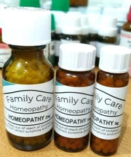 Constipation Aid Homeopathic Remedy in Pillules For Children Adults Homeopathy