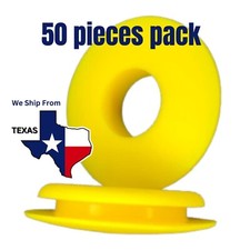 50 Pack | Tractor Trailer Yellow Silicone Gla...
