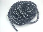 3/8" (10mm) Diameter x 45 ft lg Spiral Cable protective wrap sheath 20mil black