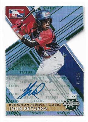 John Peguero 2019 Elite, die-cut auto #d 11 / 25  RC   KANSAS CITY ROYALS