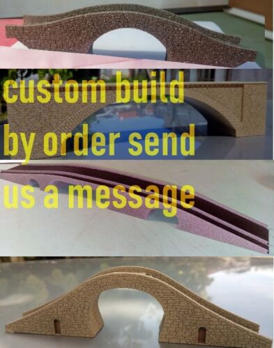 1:220 BRIDGE Z GAUGE BRIDGE Z SCALE OLD 2 ARCH STONE BRIDGE LASER ENGRAVED - Picture 9 of 9