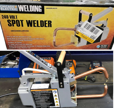 240V Portable Mini Spot Welder Welding Machine Air Coooled, Welds Stock to 3/16''