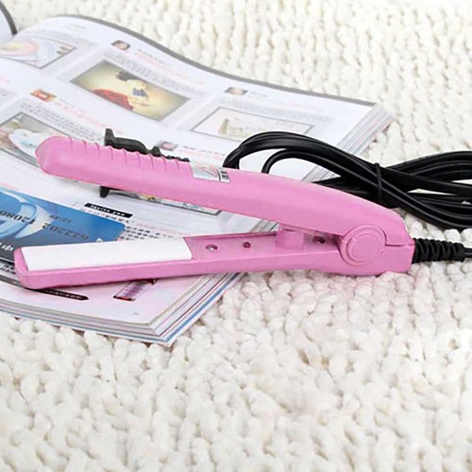 Mini Travel Woman Ceramic Portable Ceramic Hair Straightener Pink EBay mini-travel-woman-ceramic-portable-ceramic-hair-straightener-pink-ebay