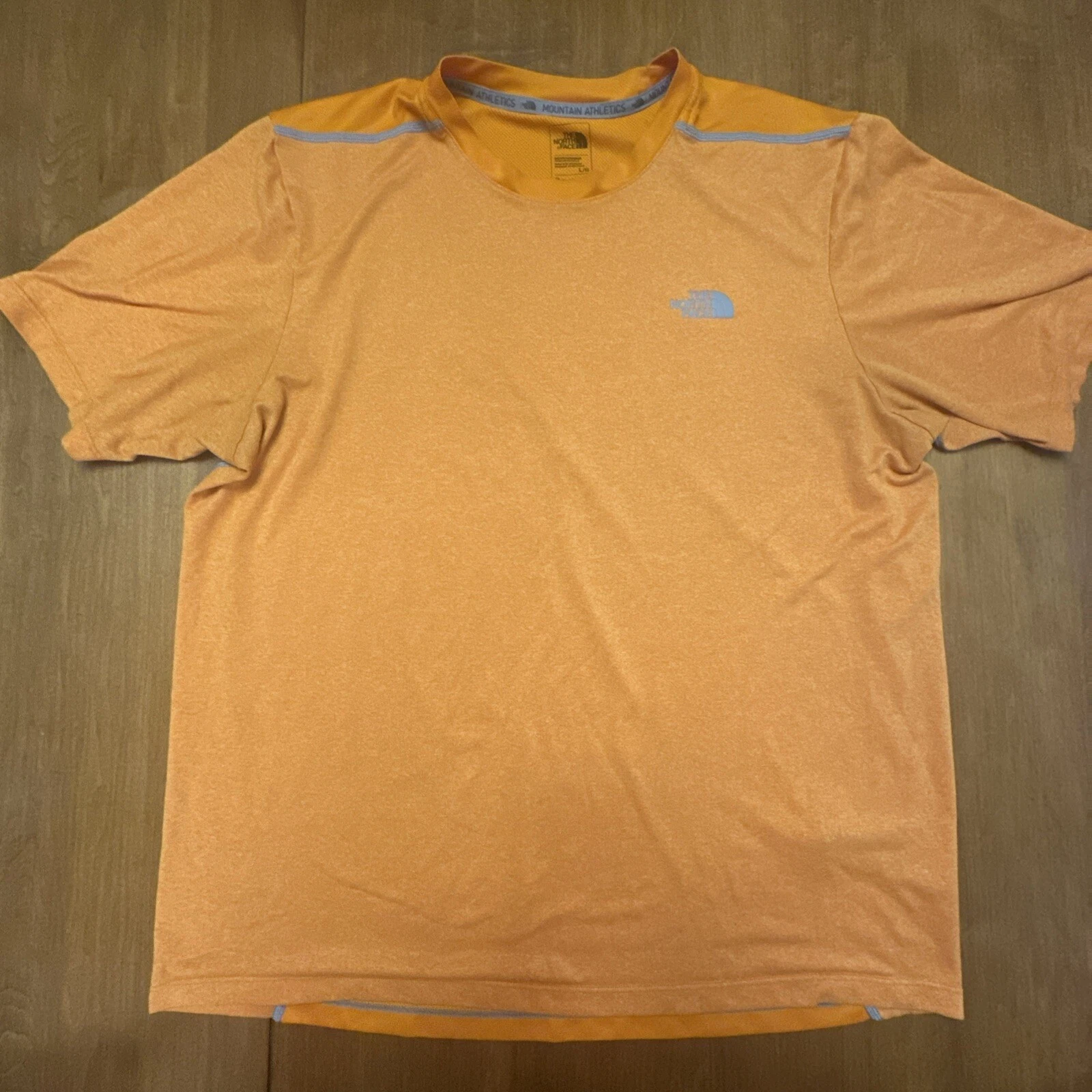 Men’s Orange The North Face Mountain Athletics Flash Dry L
