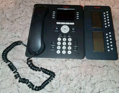 AVAYA 9611G Desktop Büro Business VoIP-Systemtelefon mit Tastenerweiterung SBM24