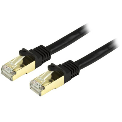 Startech.Com C6ASPAT6INBK 6in CAT6A Ethernet Cable 10 Gigabit Shielded Snagless
