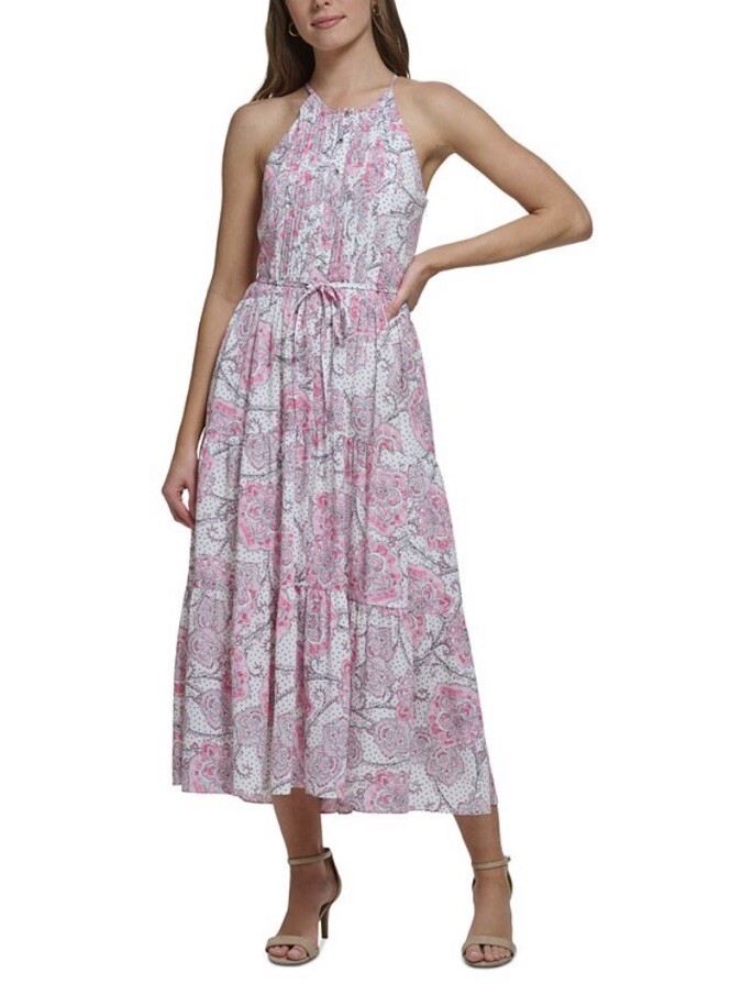 bubblegum pink maxi dress Cornelia Hot Pink Strapless Maxi Dress With Oversized Bow – Club L London