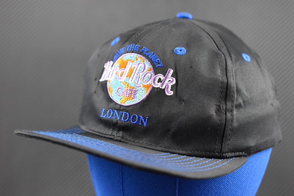 Vtg Hard Rock Cafe Baseball Cap Hat London England "Save the eBay