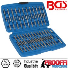Profi Bitssatz Schraubendreher Sicherheits Bits Lang 51-tlg + Bithalter BGS 757