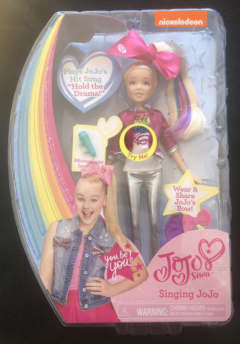 jojo siwa doll hold the drama