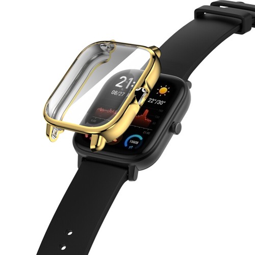 Do Amazfit GTS 3 Ochronny zderzak Ochrona ekranu Miękkie TPU Full Case Cover - Zdjęcie 10 z 19