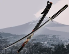 Handmade Full Tang Japanese Katana Sharp Samurai Sword High Quality Work of Art