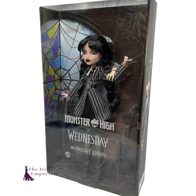 Monster High x Wednesday: Wednesday Addams Puppe - Neu im Karton 