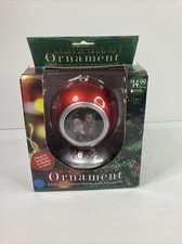 DIGITAL PHOTO CHRISTMAS ORNAMENT COMPATIBLE HOLDS 59 PHOTOS NEW