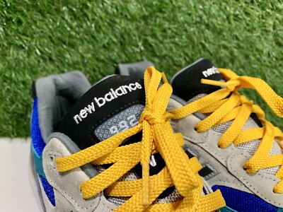 Size 9.5 - New Balance 992 Billy's Exclusive Grey Green Yellow