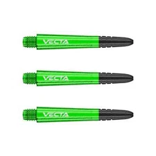 GREEN MEDIUM WINMAU VECTA DART SHAFTS NYLON BODY & ALUMINUM TOP