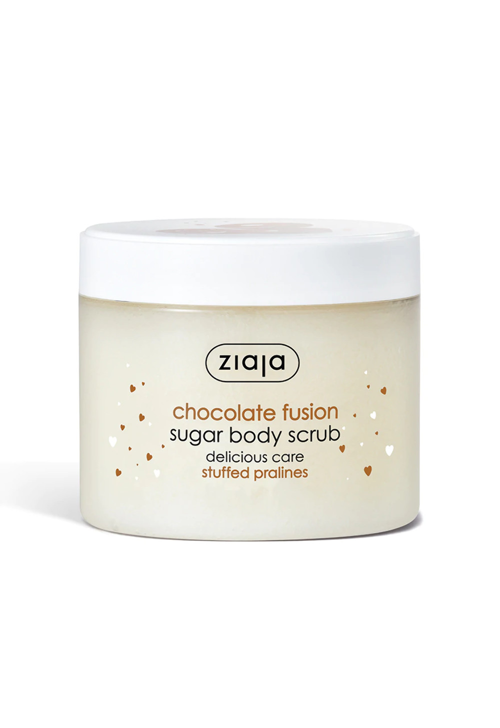 Ziaja Unisex White Chocolate Fusion Sugar Body Scrub In 300Ml - Image 2