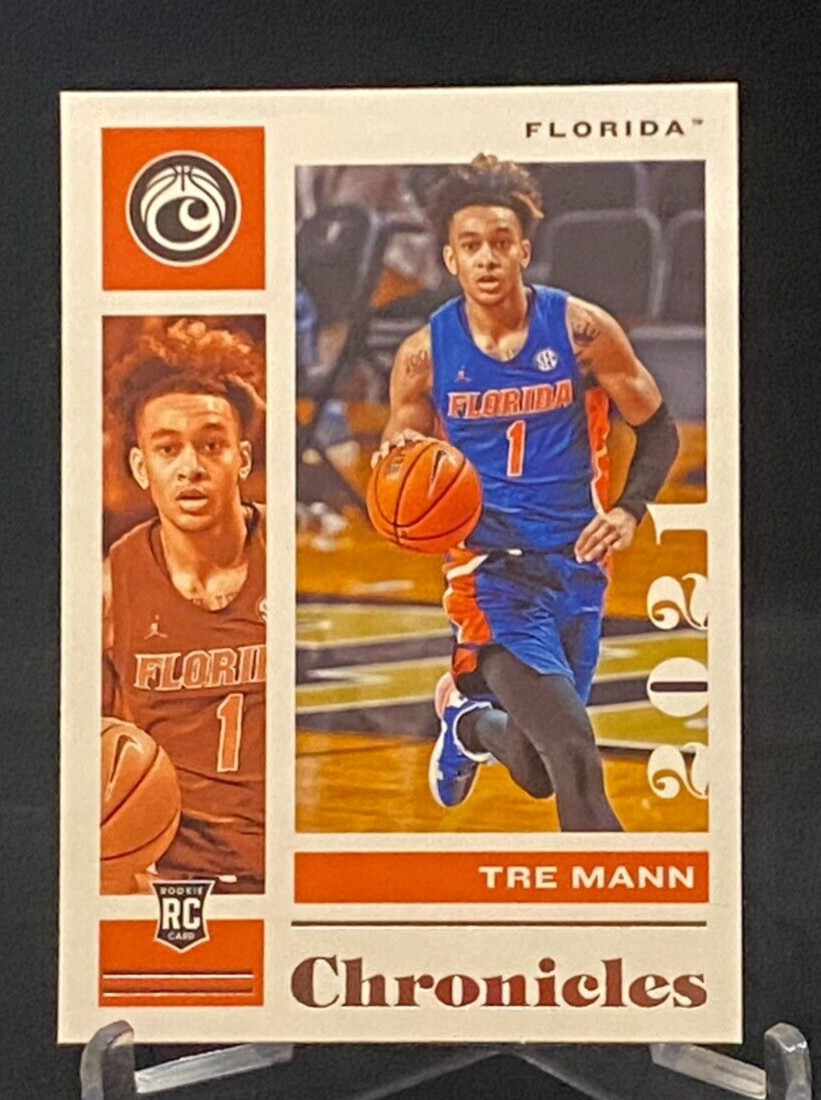 2021-22 Chronicles Draft Picks #21 Rookie Tre Mann Florida Gators
