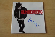 Udo Lindenberg autograph signed CD booklet "Stark Like Two"