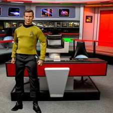 1/6 Star Trek Bridge Backdrop/Diorama 15"x15" - Ideal for 1/6 Kirk or Spock QMx