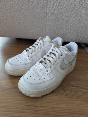 Nike WMNS Air Force 1 Irisdescent USW6 UK3.5 EU36.5 - getragen -  CJ1646-100