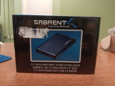 Sabrent EC-UST25 Black 2.5" SATA to USB 2.0 External Hard Drive Enclosure