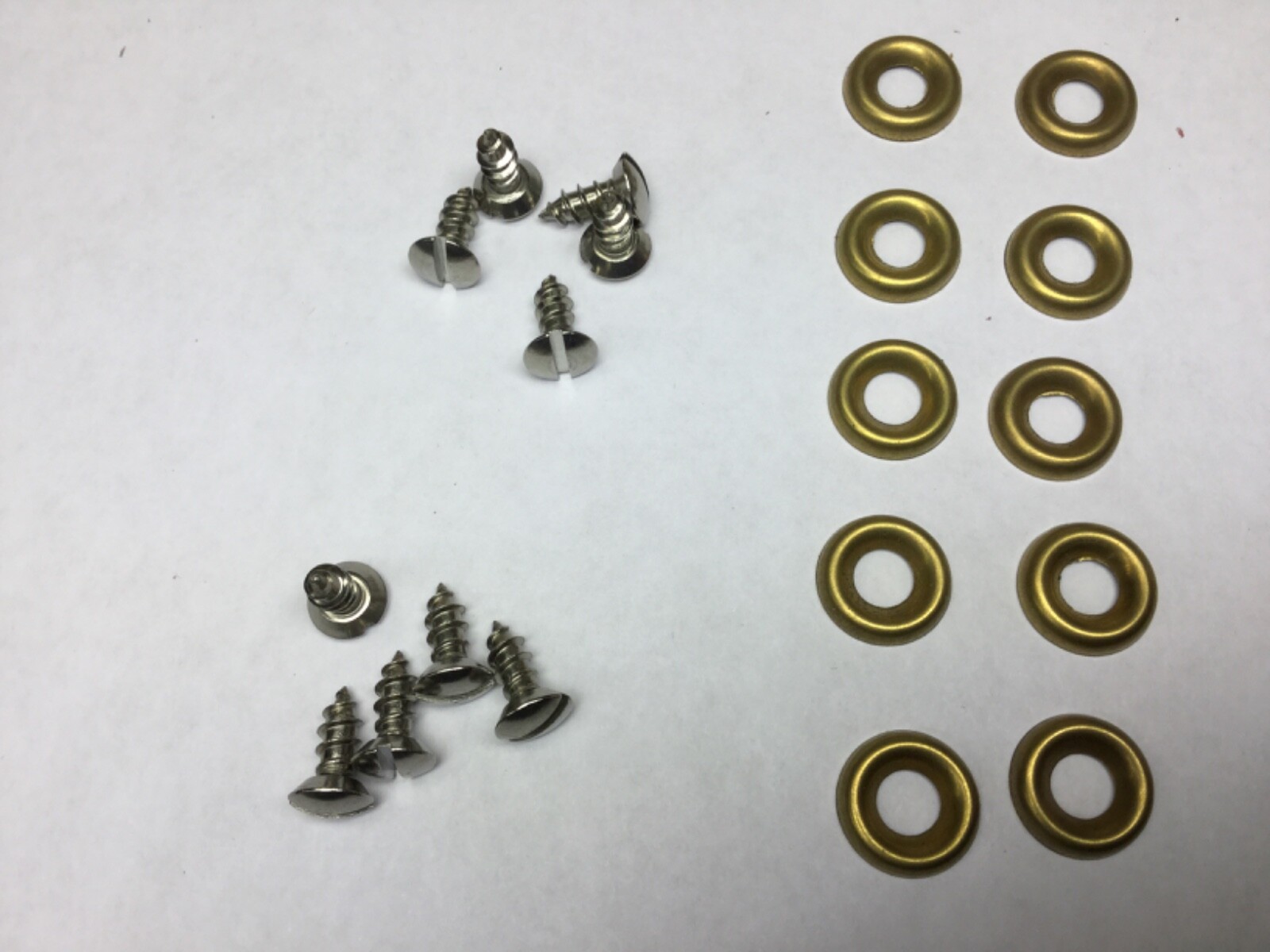 10 each Seat upholstery screws and cup washers MB GPW M38 CJ2A WILLYS