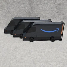 3 Amazon Delivery Truck Van Gift Card Holder Box EMPTY CASE ONLY Dent & Scratch