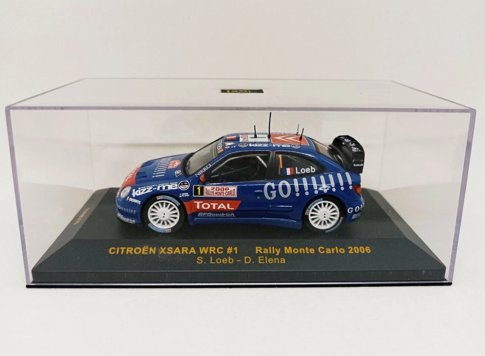 Ixo 1/43 - Citroen Xsara WRC #1 Rally Montecarlo 2006 S.Loeb - D.Elena RAM210 Foto 3 de 4