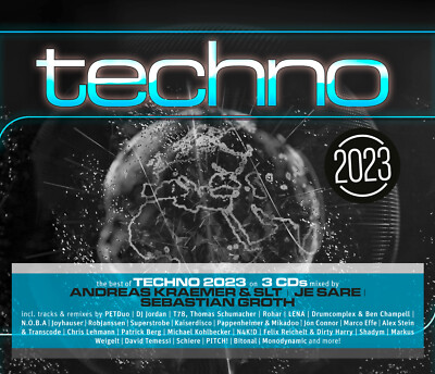 CD Techno 2023 von Various Artists 3CDs