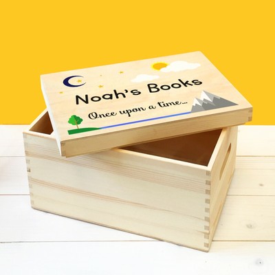 kids book storage box