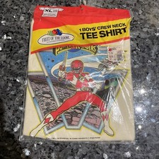 Vintage New 1994 Power Rangers Tshirt Boys XL Made in USA Single Stitch 90s