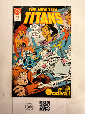 New Teen Titans  #44 NM DC Comic Books Nightwing Raven Starfire Cyborg 5 HH36