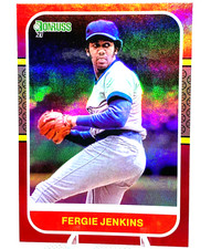 2021 Donruss Baseball Retro RED HOLO PARALLEL Fergie Jenkins #230