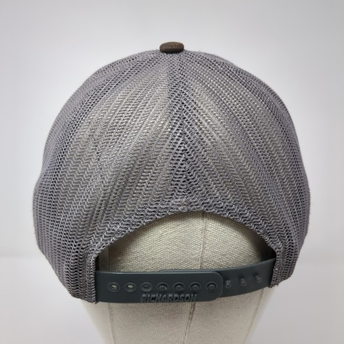 Flag Leather Patch Snapback Mesh Back Trucker Hat Black One Size 6 Panel - 第 5/9 張圖片