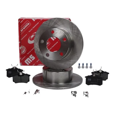 Kit disques + plaquettes arrière pour VW PASSAT B5, PASSAT B5 5; AUDI; SKODA - Photo 1/4