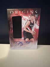 2024-25 Panini Origins - Rookie Jersey Autographs Donovan Clingan #RJA-DCB